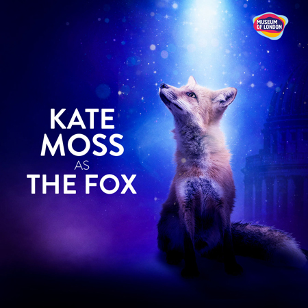 Actress Kate Moss plays the Fox.