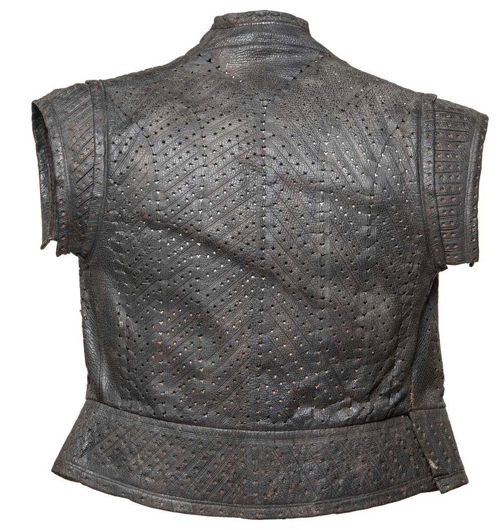 Back of a leather jerkin, 16th century.