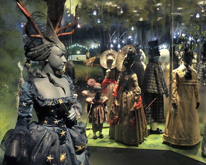 The Pleasure Gardens display at the Museum of London.
