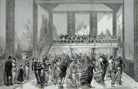 The Glaciarium, the world's first artificially created ice rink. Illustrated London News.