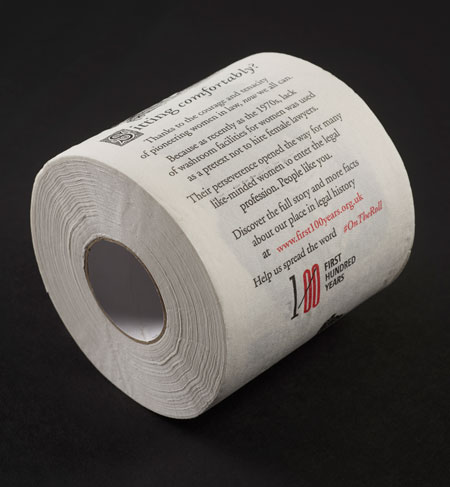 Commemorative toilet paper