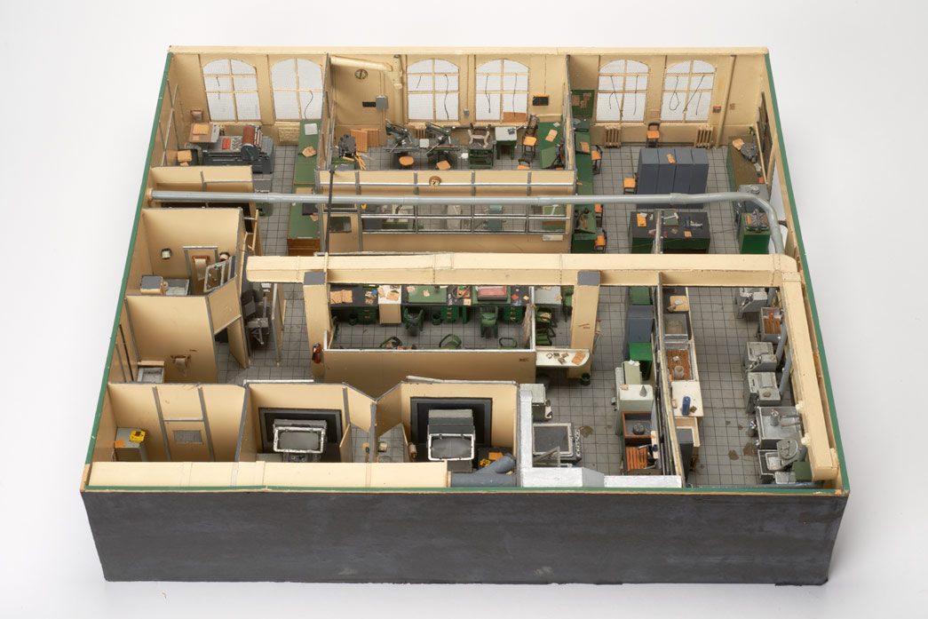 Model of the Evening Standard Offices in the 1970s.