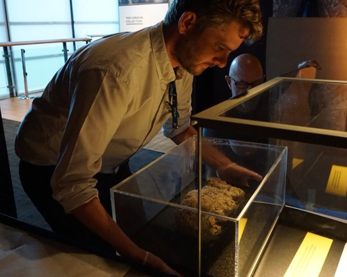 The Fatberg comes off display the Museum of London.