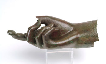 sculpture of a hand