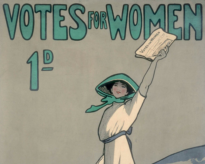Part of advert for the Suffragette magazine.