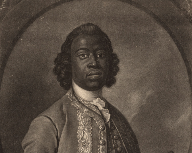 William Sessarakoo, prince & former slave. Copyright National Portrait Gallery.