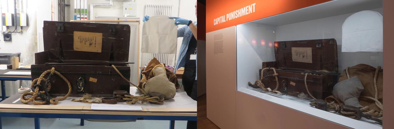 From planning an exhibition case to putting the objects on display in the Crime Museum Uncovered.
