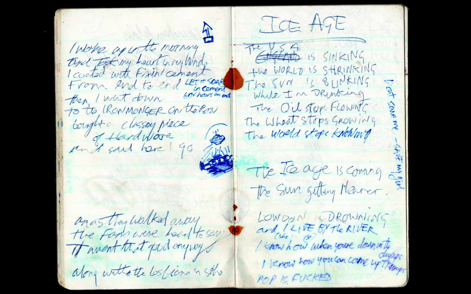 Joe Strummer's note book (c) Cabash Productions Cropped.jpg