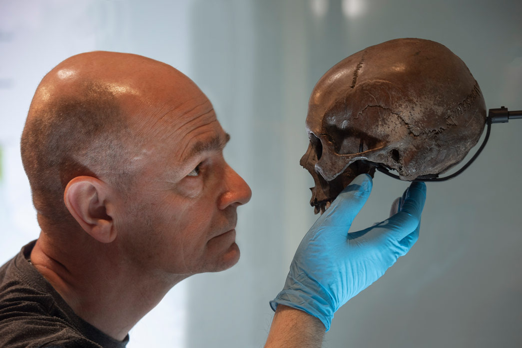 A Roman skull found in the Walbrook