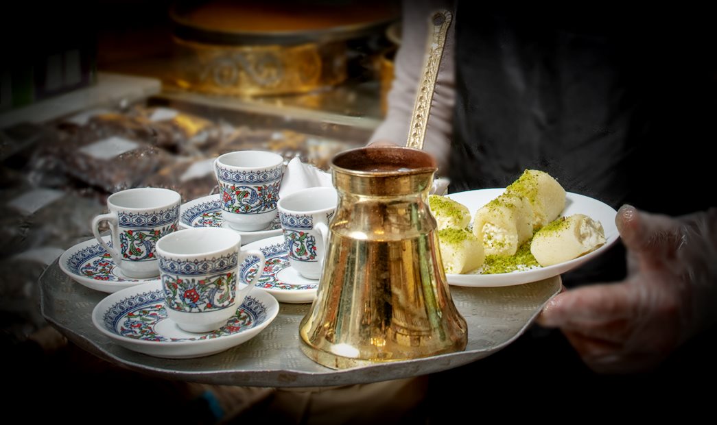 Coffee and sweets are an integral part of Damascene culture.