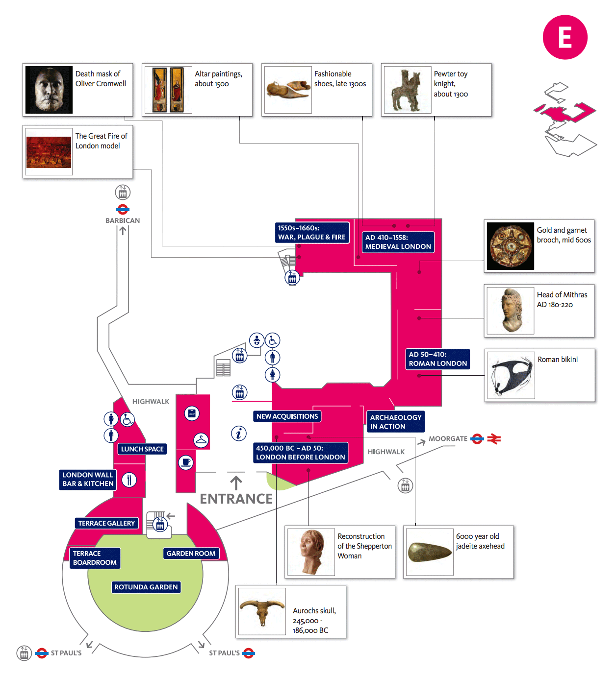 Plan your visit to the Museum of London how to get here