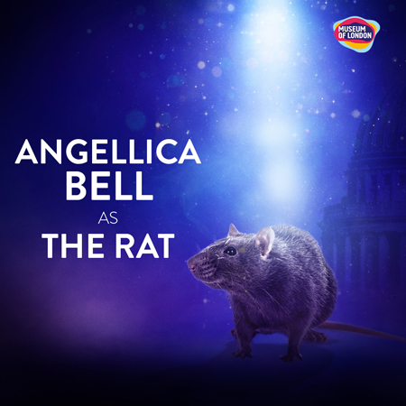 Angelica Bell plays a rat in the Beasts of London experience.