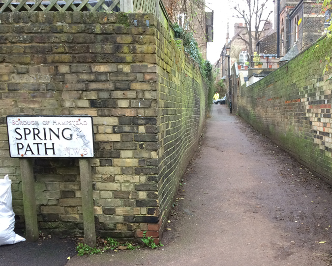 Spring Path in Hampstead