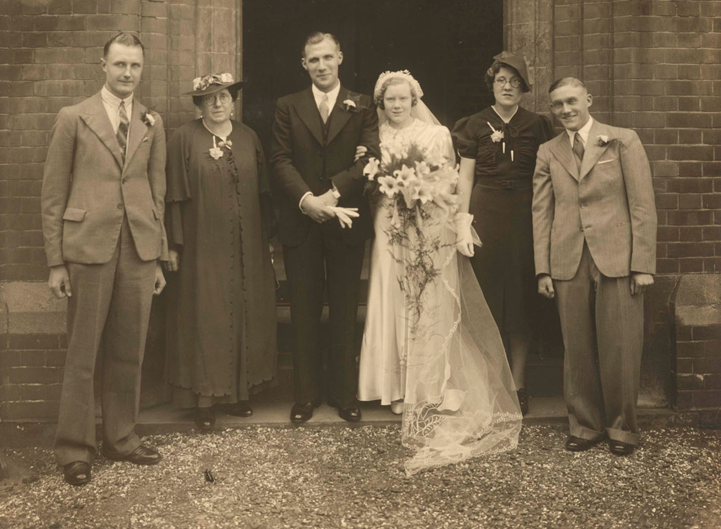 A wedding in 1942.