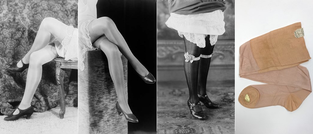 Stockings were a must during the roaring twenties. (ID nos.: IN11496; IN11603; IN10094; 64_98_17