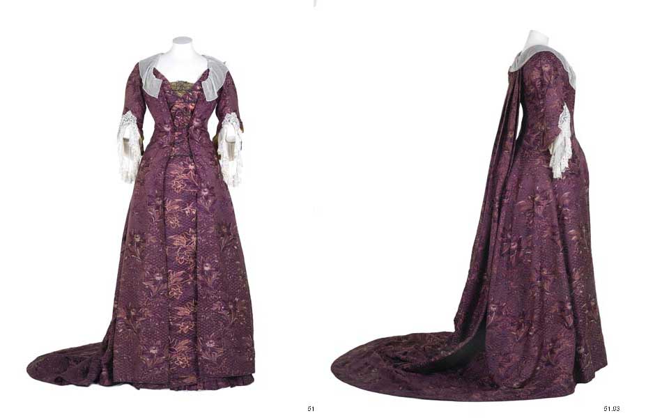 A costume worn by Ellen Terry in ‘Olivia’, 1885
