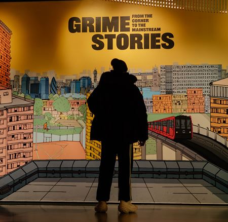 The Grime Stories display at the museum. (©Museum of London)