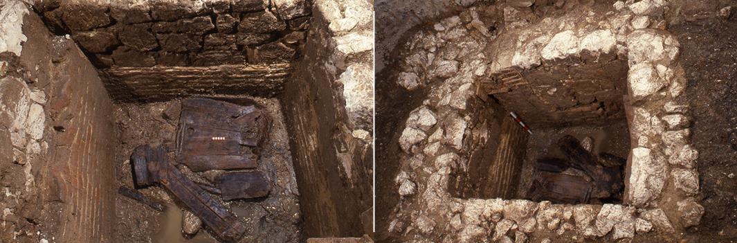A chalk-lined early Medieval cesspit at Brooks Wharf, Upper Thames Street, London. (ID no.: BHD90[22])