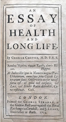 George Cheyne's Essay of Health & Long Life