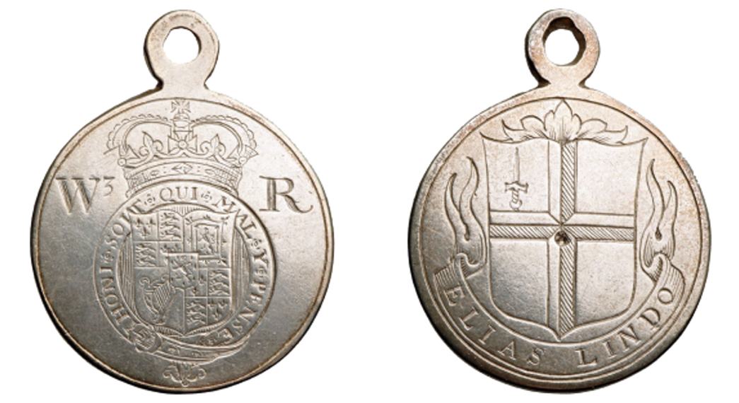 This medal is exceptional because Elias Lindo was one of the first 12 Jewish Brokers to be admitted under the 1697 Act.