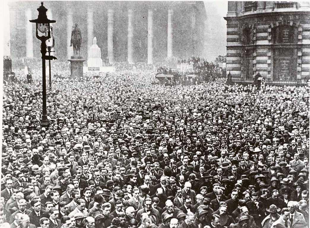 A scene in 1918
