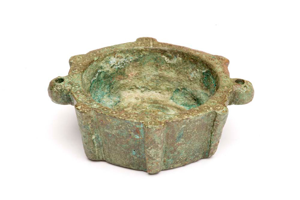 Mid-13th century cup weight, copper.