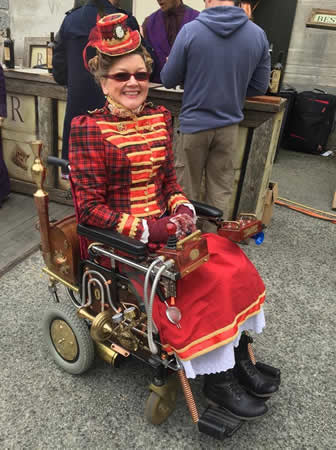 steampunk wheelchair