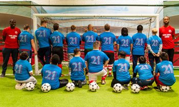 North London United is a football project for young people born with Down syndrome.