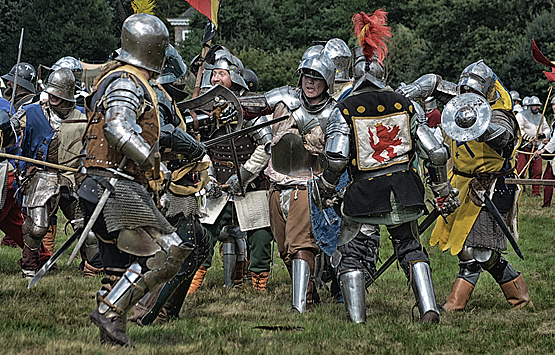 Medieval Battle Re-Enactment
