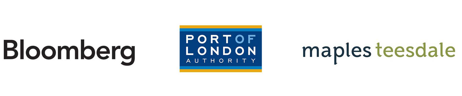 Corporate Members: Bloomberg; Port of London Authority; Maples teesdale