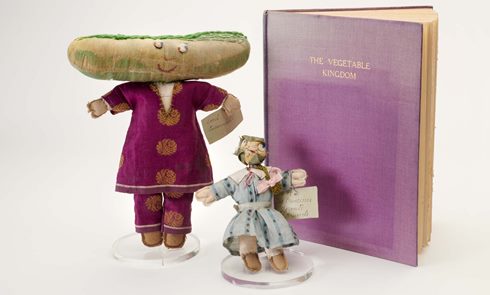 vegetable kingdom, vegetable dolls, cloth dolls, una maw
