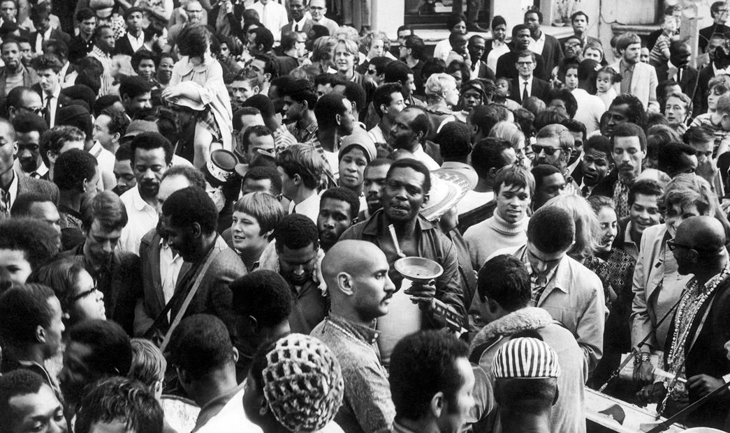 Revellers at the Notting Hill Carnival, captured by photographer Charlie Phillips, 1968. (ID no.: IN40101, ©Charlie Phillips)