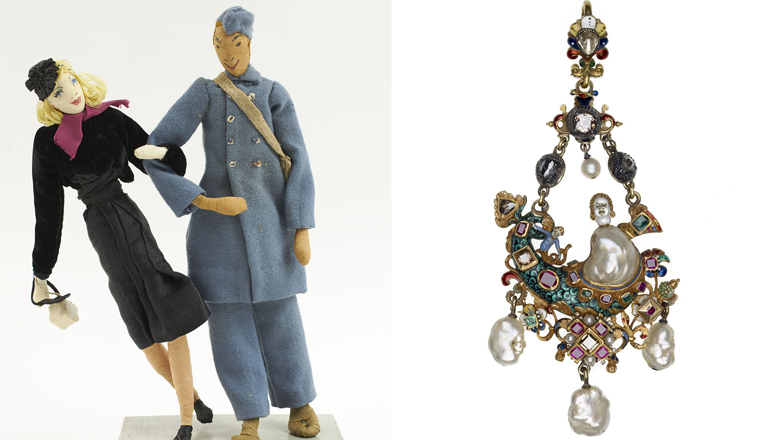 1940s dolls, WWII and pendant was made for Queen Victoria