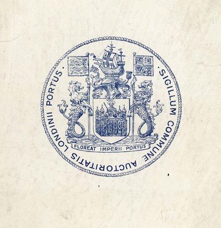Coat of Arms of the Port of London Authority, taken from the front page of the first annual report, 1910 (ID no.: PLA/PLA/CR/2/1/2/1)