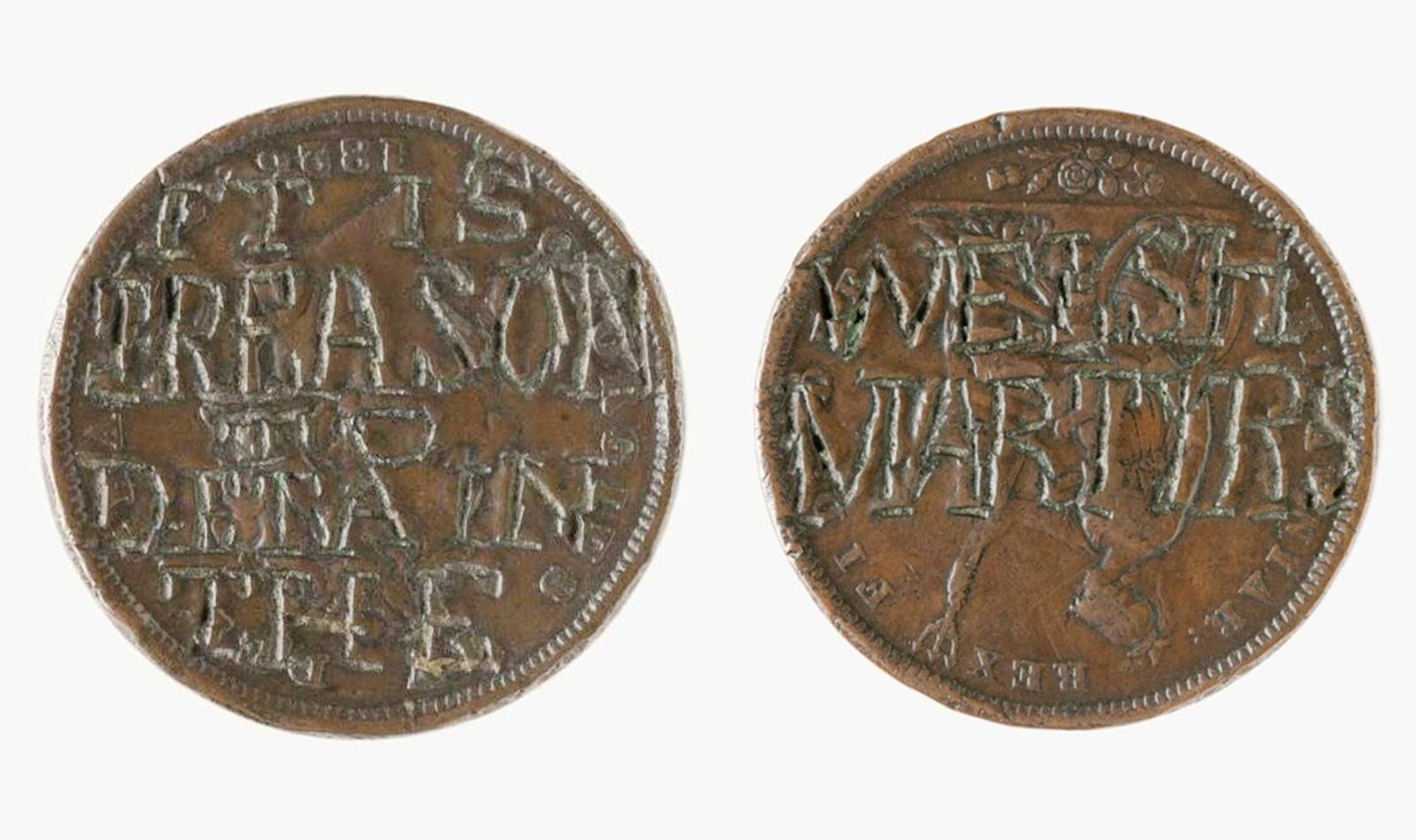 engraved token of lewis lyons, 1831 
