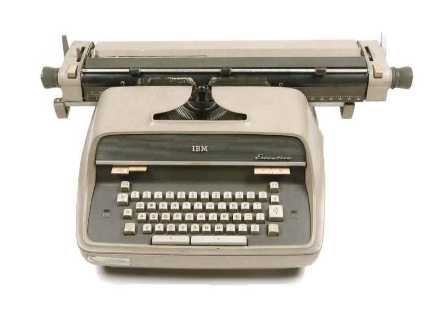 Electric typewriters were gradually introduced into the workplace from the late 1930s. They enabled office work to be completed more speedily and neatly. They also benefited typists, as the keys required much less force than those on a manual typewriter keyboard.