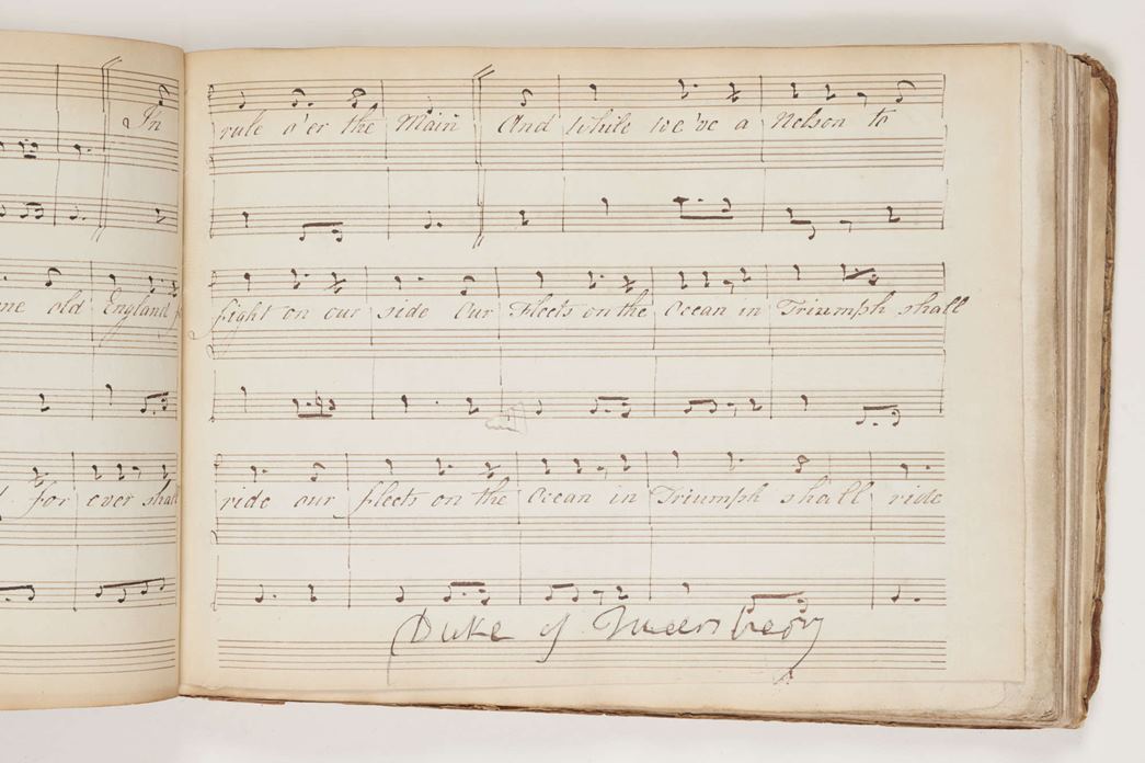 Musical score and duke of queenberry name