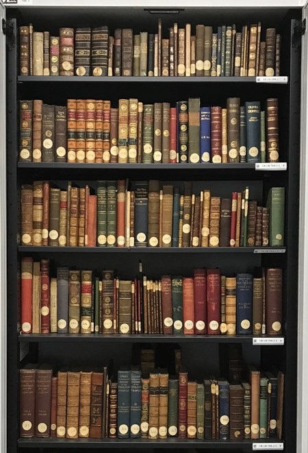 The Tangye Collection in store at the Museum of London Library. 