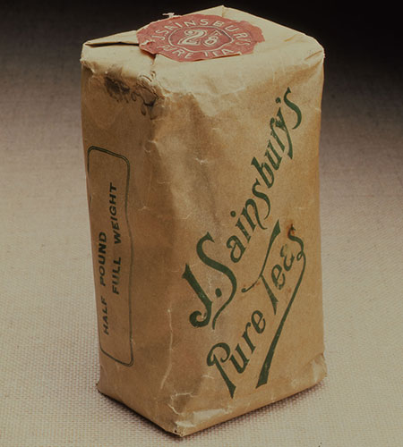 J. Sainsbury's Pure Teas packet c.1903
