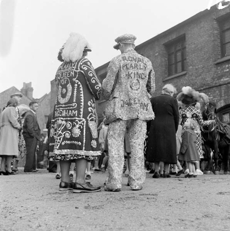Pearly King and Queen of Dagenham, by Henry Grant.