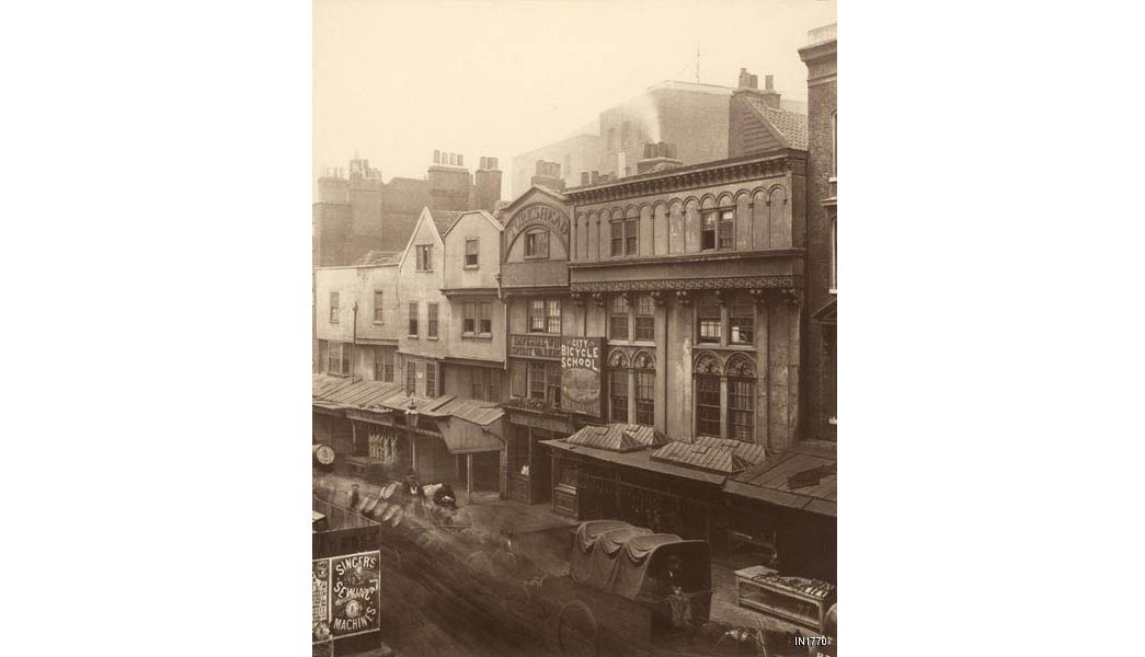 Shambles, Aldgate, carbon print, 1882, by Henry Dixon. (ID no.: IN1770)