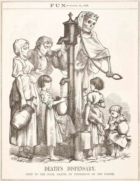 Fun - 1866/8/18-illustration  'Death's Dispensary'