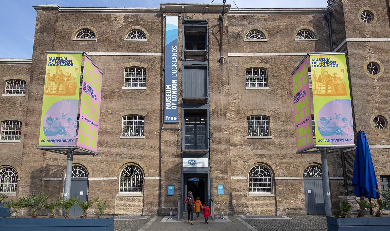 The exterior of Museum of London Docklands