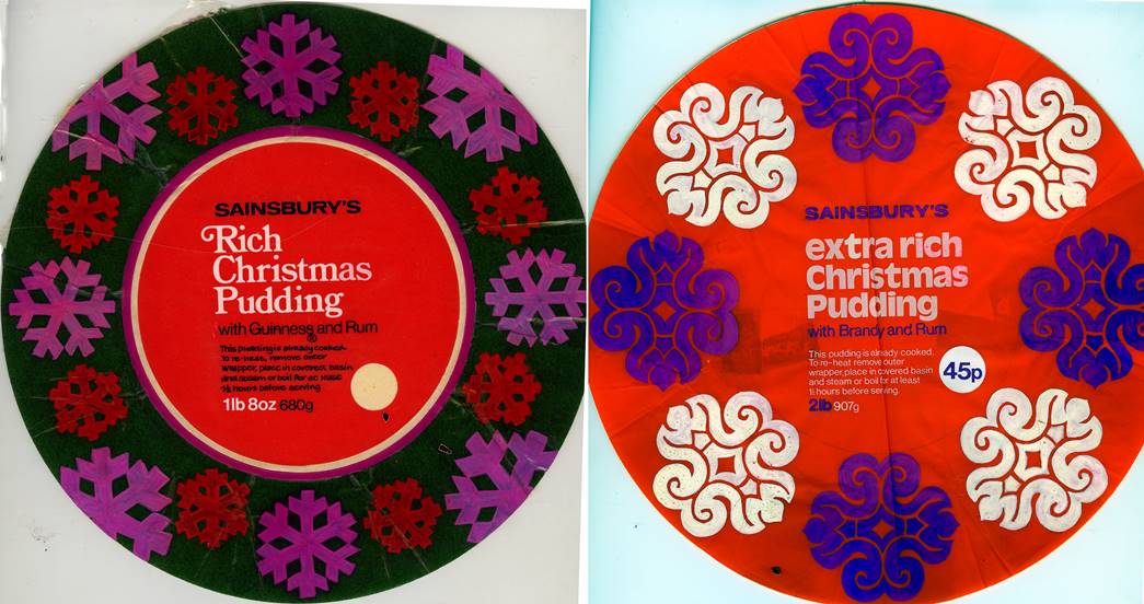 Over time different types of alcohol flavours were added to the Christmas pudding line-up. (ID nos.: SA-PKC-PRO-1-3-1-7 hr and SA-PKC-PRO-1-3-1-109-1hr)