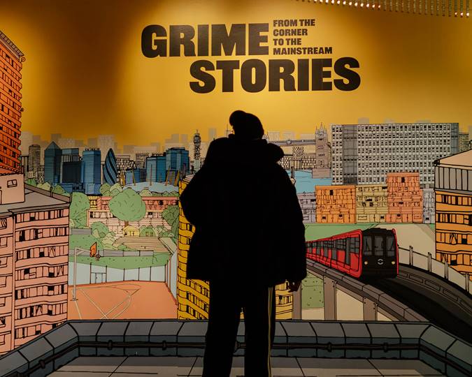 The Grime Stories display at the museum. (©Museum of London)