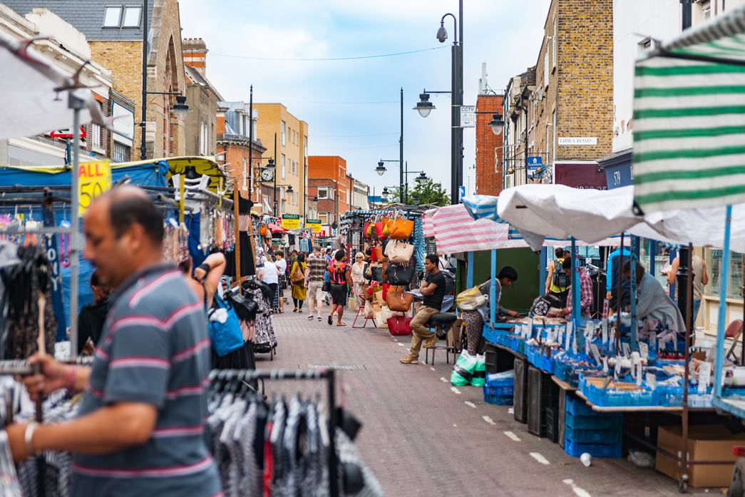 Same, but different
A view of the Roman Road weekend street market in 2013. (Courtesy: BrianScantlebury/Shutterstock)
