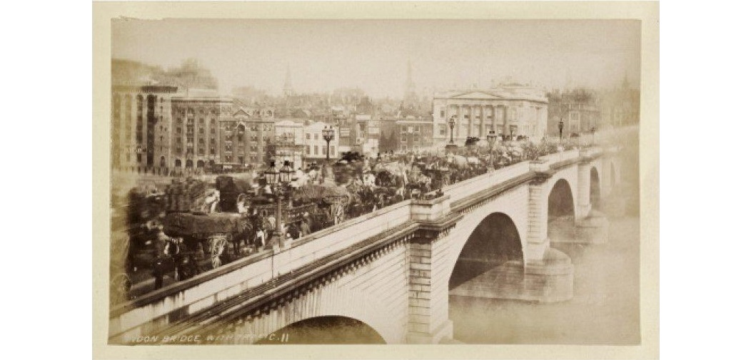 London Bridge, c.1880, by an unknown photographer. (ID no.: IN9802)