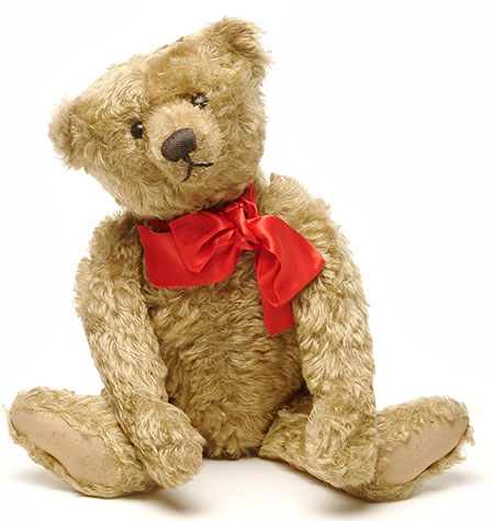 Steiff teddy bear, made in Germany, 1906-07. ID number 55.46/1
